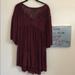 American Eagle Outfitters Dresses | American Eagle Medium Burgundy Dress Boho | Color: Red | Size: M