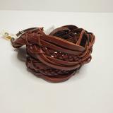 American Eagle Outfitters Accessories | American Eagle - Nwt Leather Braided Belt Xs/S | Color: Brown | Size: 38 Inches