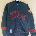 Adidas Jackets & Coats | Bulls Bomber Jacket | Color: Black/Red | Size: M