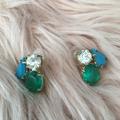 J. Crew Jewelry | J Crew Gemstone Stud Earrings | Color: Blue | Size: Os