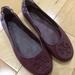 Tory Burch Shoes | Like New Tory Burch Flats-Burgundy Color | Color: Red | Size: 5