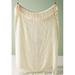 Anthropologie Bedding | Anthropologie Santana Throw Blanket. | Color: Cream/White | Size: Os