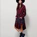 Free People Dresses | Free People $168 Ray Light Shirt Dress Boho Plaid | Color: Red | Size: S