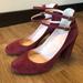 Kate Spade Shoes | Kate Spade Baneera Red Chestnut Burgundy Heels | Color: Red | Size: 8