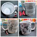 Disney Kitchen | Disney Minnie Mouse Ceramic Mug | 20oz Nwt | Color: Black/White | Size: 20oz