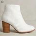 Anthropologie Shoes | Billy Ella White Stitch Boot | Color: White | Size: 9