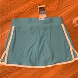 Nike Skirts | Brand New Nike Tennis Skirt Sz S Great For Pickle Ball Too! | Color: Blue | Size: S