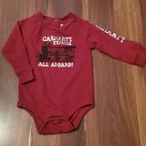 Carhartt One Pieces | Carhartt All Aboard Onesie Size 12m | Color: Red | Size: 12mb