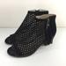 Anthropologie Shoes | Anthropologie Matisse 9.5 Black Indie Bootie Peep | Color: Black | Size: 9.5