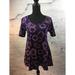 Lularoe Tops | Lularoe Tunic Dress Xxs Purple | Color: Purple | Size: Xxs