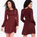 Urban Outfitters Dresses | Kimichi Blue Burgundy Smocked Dress | Color: Brown/Red | Size: Xs