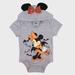 Disney One Pieces | Disney Minnie Mouse Halloween Hooded Short Sleeve | Color: Gray/Orange | Size: Various