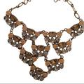 J. Crew Jewelry | Jcrew Vintage Gemstone Statement Necklace | Color: Cream/Gold | Size: Os