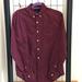 American Eagle Outfitters Shirts | American Eagle Shirt Flannel Like Button Down S Sm | Color: Purple/White | Size: S