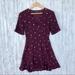 Madewell Dresses | Madewell Star Print A-Line Dress Size 00 | Color: Purple/Red | Size: 00