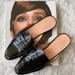 J. Crew Shoes | J.Crew Academy Loafer Italian Leather Mule. | Color: Black | Size: 8.5