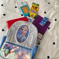 Disney Accessories | Frozen 2 | Girls Blue Elsa Backpack | Color: Blue/Silver | Size: Osg