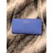 Kate Spade Bags | Blue Kate Spade Large Slim Billfold Wallet | Color: Blue | Size: Os