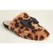 Kate Spade Shoes | Kate Spade Faux Fur Slipper Nwob Sz 7.5 | Color: Black/Tan | Size: 7.5