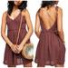 Free People Dresses | Free People Sun Drenched Mini Dress Plum | Color: Purple | Size: S