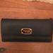 Michael Kors Bags | Michael Kors Black Saffiano Leather Snap Wallet | Color: Black | Size: Os