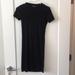 Zara Dresses | New Zara Black Short Sleeve Knit Simple Dress | Color: Black | Size: M