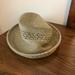 Nine West Accessories | New Nine West Woven Hat | Color: Tan | Size: Os