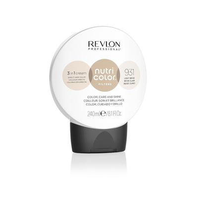 Revlon Professional Nutri Color 3 in 1 Cream Nr. 931 Haarfarbe - LEIGHT BEIGE 240 ml Braun Image