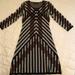 Nine West Dresses | Geometrical Sweater Dress In Brown, Black And Tan | Color: Black/Brown/Tan | Size: S