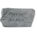 August Grove® Ekanta Play in the Dirt Garden Stone Concrete in Gray | 6 H x 11 W x 0.5 D in | Wayfair 156DB380F009411D99035601DEB3E00E