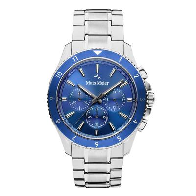 Mats Meier Herrenuhr Ponte Dei Salti silber - edelstahl Silber Herren