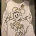 Disney Tops | Disney Parks Minnie Tank Top | Color: Gold/White | Size: M