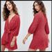 Free People Dresses | Free People Clara Tunic Dress (Xs) | Color: Red | Size: Xs