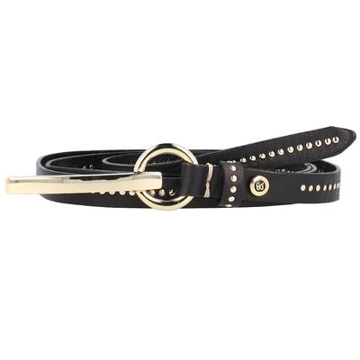 b.belt - Cher Gürtel Leder 1 ct Schwarz Damen