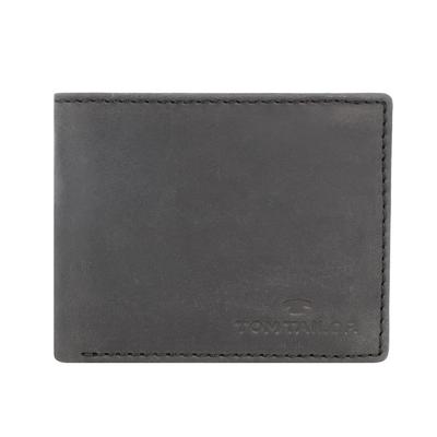Tom Tailor Ron Geldbörse RFID Schutz Leder 10 cm black Schwarz Herren Image