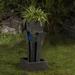 Williston Forge Palazzo Sasso Resin/Fiberglass Tiered Raining Fountain | 35.4 H x 14.8 W x 14.8 D in | Wayfair 031BD74AF5C0402FB2DA5A5C1845DA89