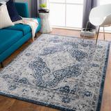 Blue/Navy 63 x 0.31 in Area Rug - Kelly Clarkson Home Timothee Oriental Navy Area Rug Polyester/Polypropylene | 63 W x 0.31 D in | Wayfair