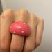 J. Crew Jewelry | J.Crew Pink Gemstone Ring | Color: Pink/Silver | Size: 6.5
