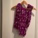 American Eagle Outfitters Accessories | American Eagle Scarf, 7 Ft, Purple/White | Color: Purple | Size: Os