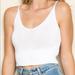 Brandy Melville Tops | Brandy Melville White Knit Tank | Color: White | Size: S