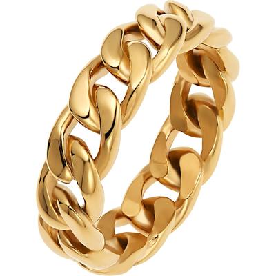 NOELANI - Edelstahlring Edelstahl Ringe 1 ct Damen