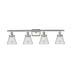 Innovations Lighting Small Cone 36 Inch 4 Light Bath Vanity Light - 916-4W-SN-G62-LED