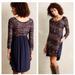 Anthropologie Dresses | Anthropologie Maeve Multicolor Knit Boucle Dress M | Color: Blue | Size: M