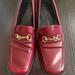 Coach Shoes | Coach Loafers Leather Shoes 7.5 | Color: Red | Size: 7.5