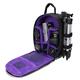 G-raphy Camera Bag Camera Backpack with Rain Cover for DSLR Cameras , Lens, Tripod and Accessories (Purple, Small)