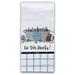 North Carolina Tar Heels Eat Drink & Go Team Kitchen Towel