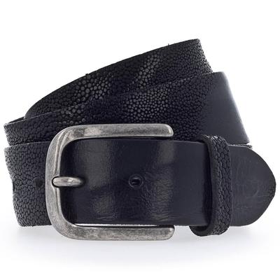 b.belt Gürtel Leder 105 cm Schwarz Damen
