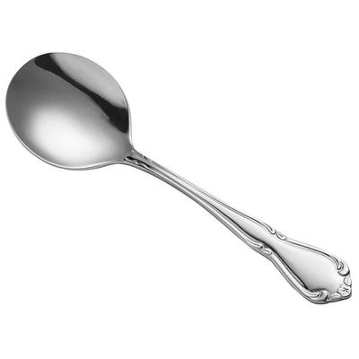 Acopa Blair 5 3/4" 18/8 Stainless Steel Extra Heavy Weight Bouillon Spoon - 12/Case