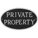 Red Barrel Studio® Bodoy Private Property Statement Garden Plaque Metal | 10 H x 18 W x 0.25 D in | Wayfair 7C8E1960BA4D4A62B4B091A2C4EF0C05