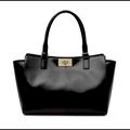 Kate Spade Bags | Kate Spade New York Leather Tote | Color: Black | Size: Os